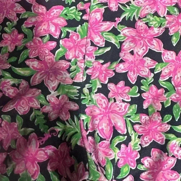 Lilly Pulitzer Girls Maia Leggings Onyx Lil Lilly Size XL GUC - Picture 4 of 4